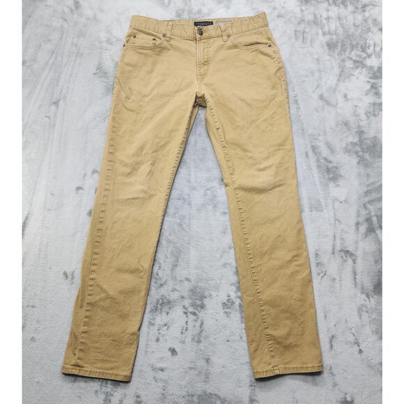 Aeropostale Jeans Mens 33/32 Tan Skinny Stretch Denim Business Casual Preppy - Picture 1 of 16
